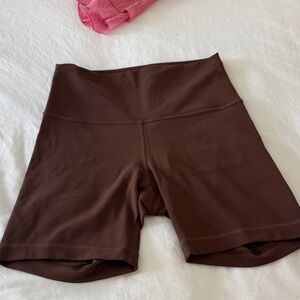 lululemon athletica Brown Bike Shorts